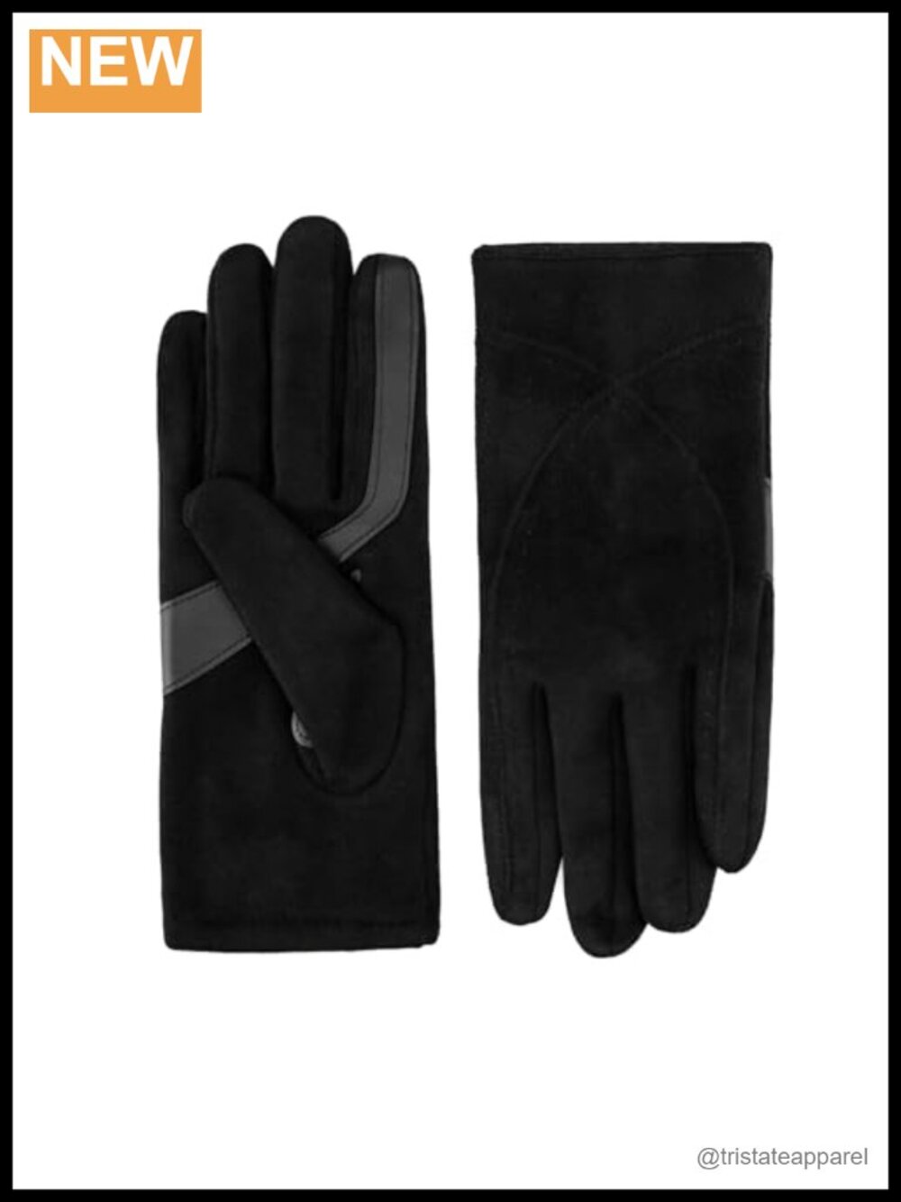 Water Repellent Touchscreen Microsuede Shortie Gloves